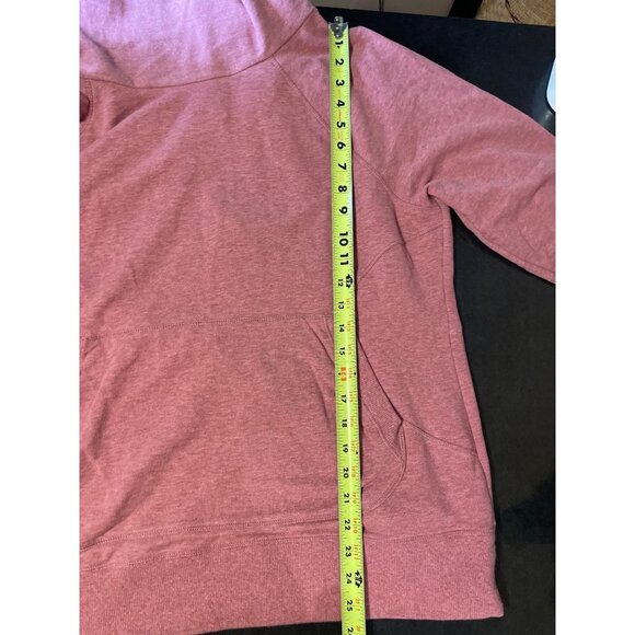 LL Bean Dark Pink Pullover Cowl Neck Long Sleeve Top Sz XLP - Picture 8 of 9